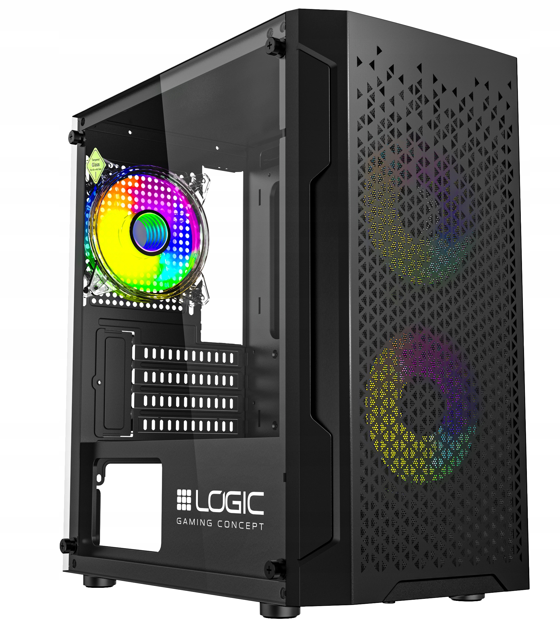 Skrinka Logic Concept Aramis AGRB Mini Tower, čierna